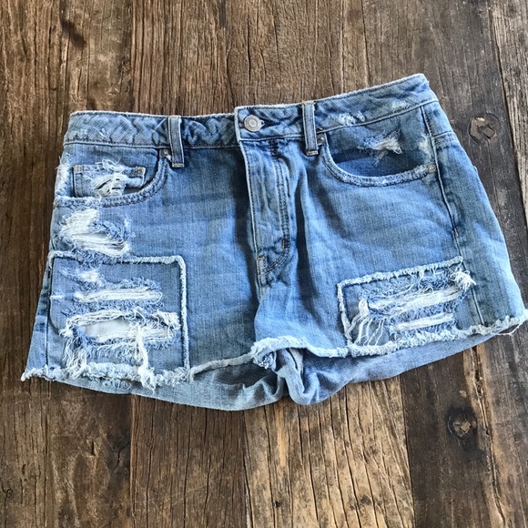 American Eagle Outfitters Pants - American Eagle Burton Fly Distressed Jean Shorts